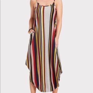 Evereve Peyton Jensen striped dress pockets !